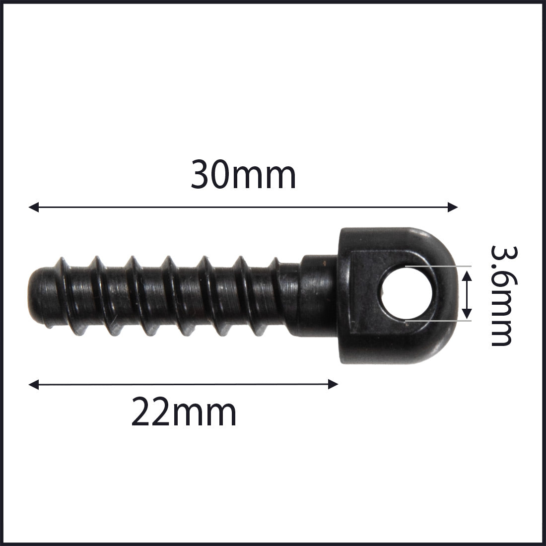 Recknagel Sling Swivel Wood Screw (Flush)