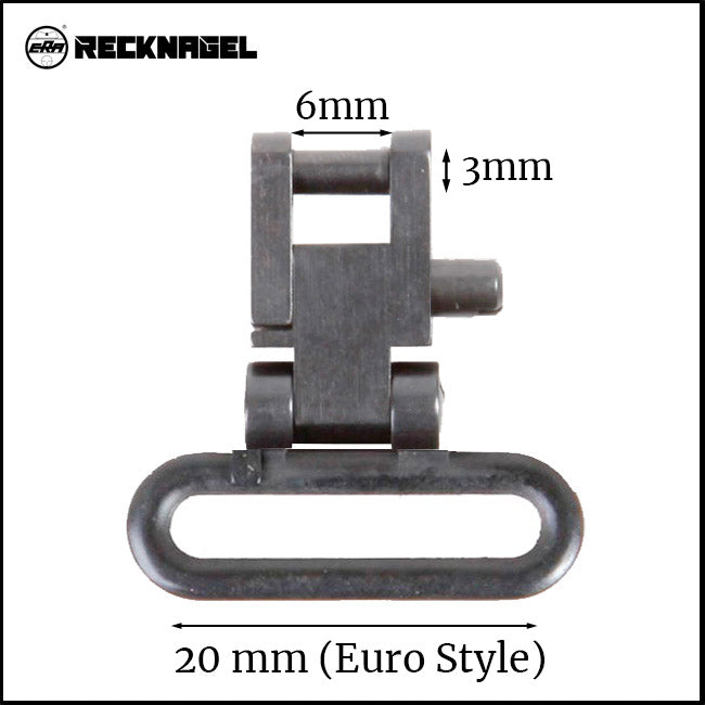 Recknagel Sling Swivel 20mm Loop, Detachable