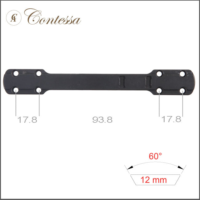 Contessa Browning X-Bolt L Euro Rail Base for Quick Release Mount