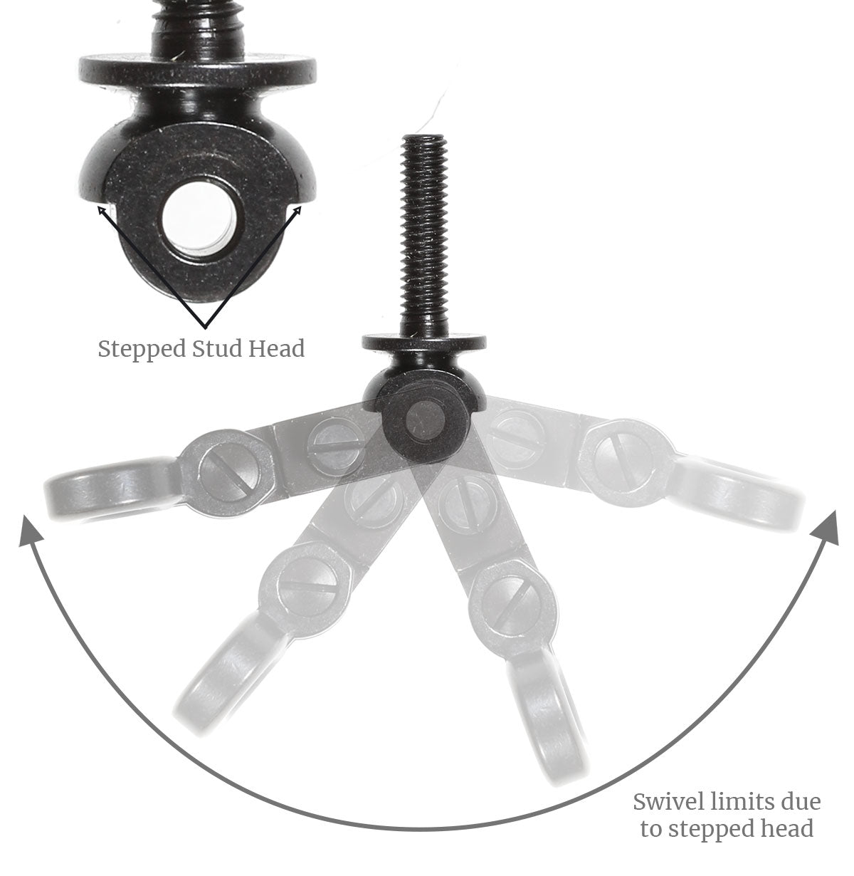 Recknagel Sling Swivel M4 Thread (Collared)