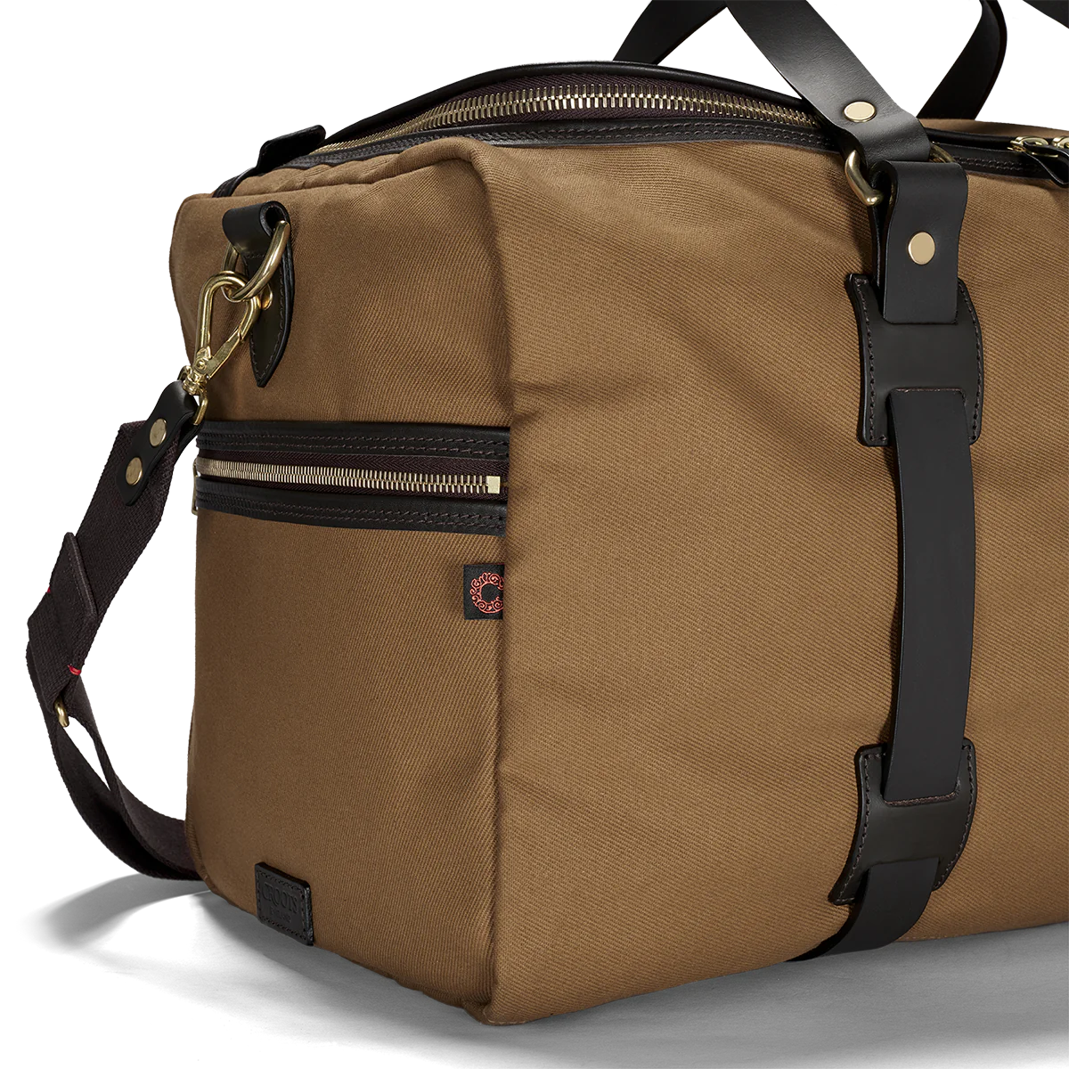 Croots British Twill Cargo Holdall - Tan