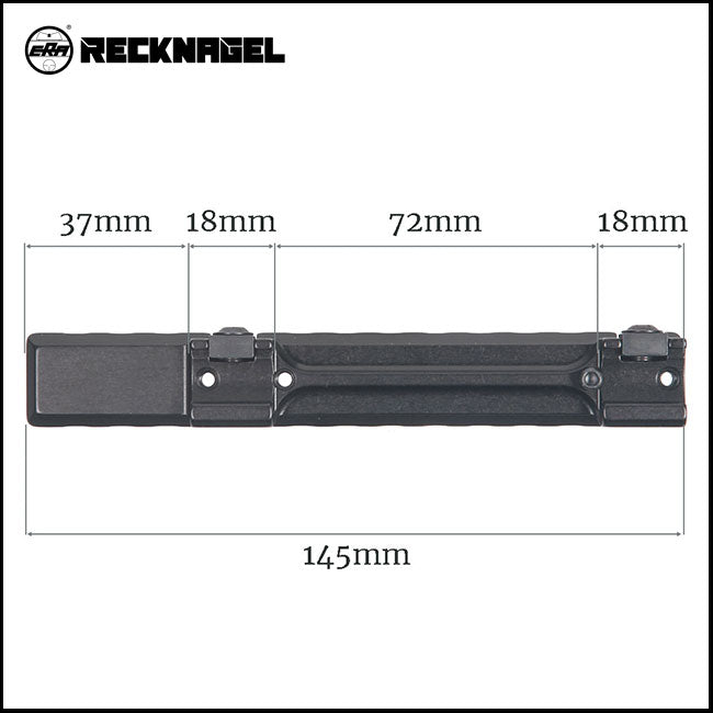 Recknagel 11mm Dovetail to Picatinny Rail Adapter