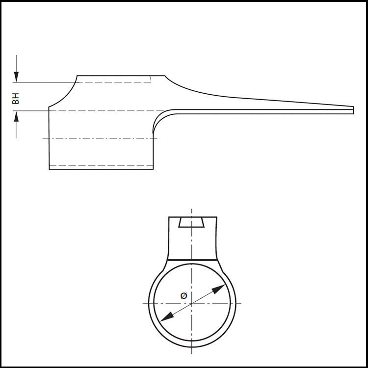 Recknagel Barrel Banded Front Ramp