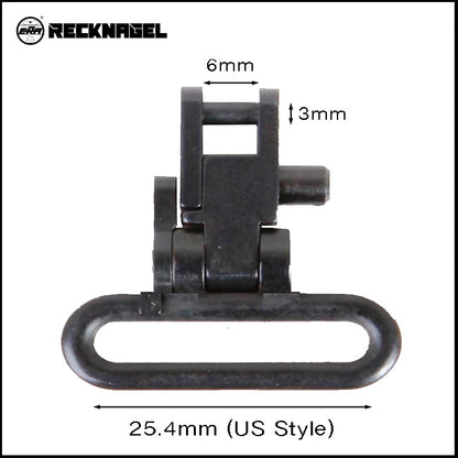 Recknagel Sling Swivel 25.4mm Loop, SECURA