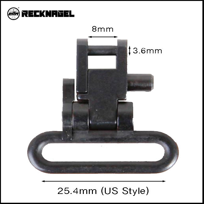 Recknagel Sling Swivel 25.4mm Loop, SECURA