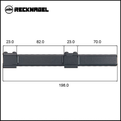 Recknagel Extended Picatinny Rail for CZ 550 Standard