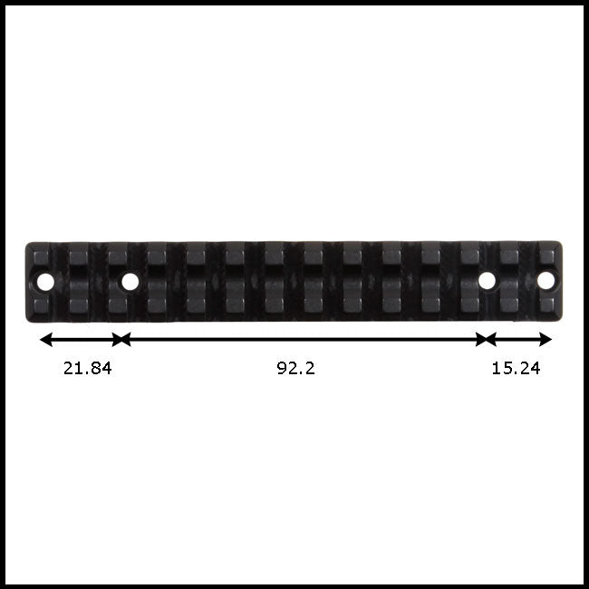 Recknagel Picatinny Rail for Remington 700 Short