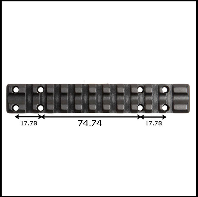 Recknagel Picatinny Rail for Browning X-Bolt Short