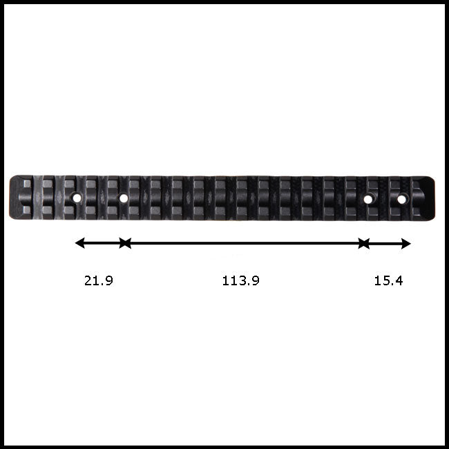 Recknagel Picatinny Rail for Haenel Jager 10