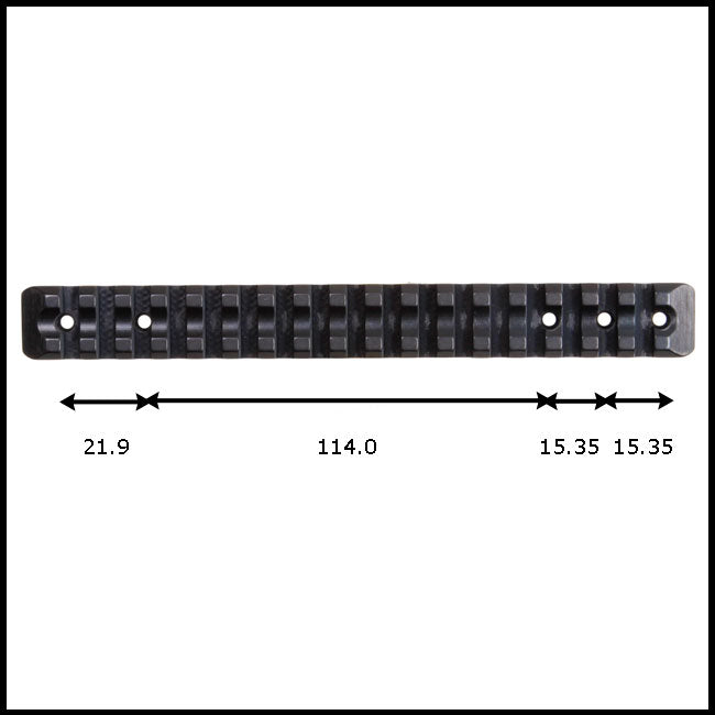 Recknagel Picatinny Rail for Roessler Titan 16