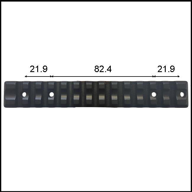 Recknagel Picatinny Rail for Remington 783 Short