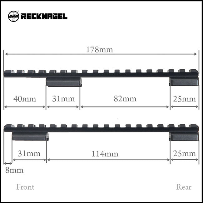 Recknagel Picatinny Rail for Sako 75/85