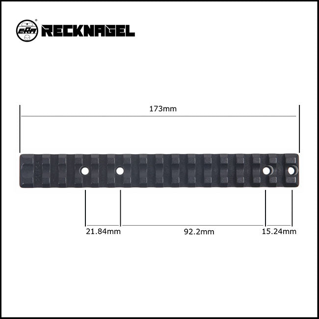 Recknagel Picatinny Rail for Remington 700 Short