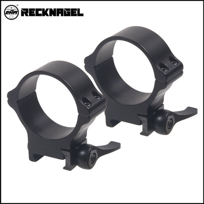 Recknagel Picatinny Rings, 40mm, Quick Release