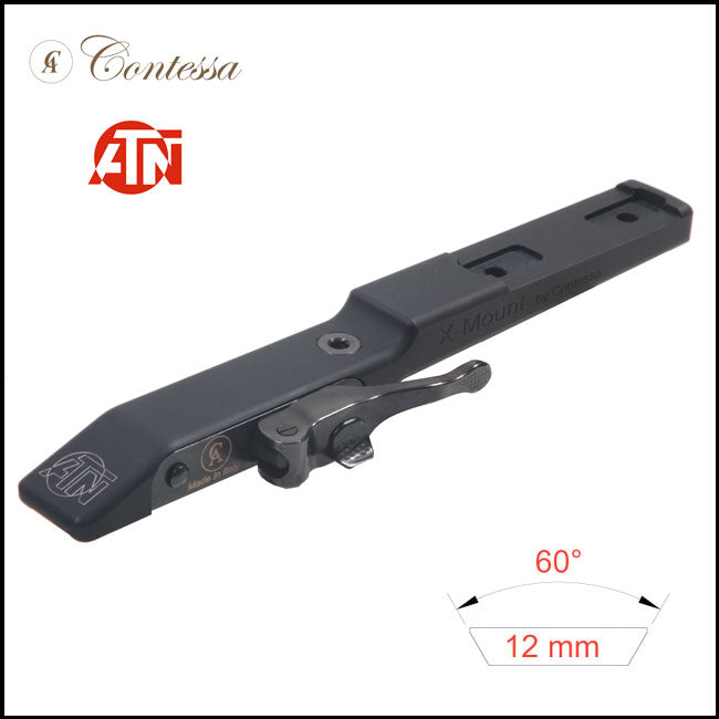 Contessa Eurorail Mount for ATN X-Sight II, Quick Release