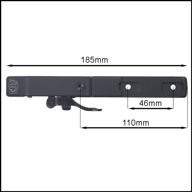 Contessa Eurorail Mount for ATN X-Sight II, Quick Release