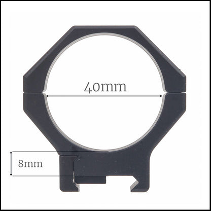 Contessa Lightweight Alu Picatinny Rings - 40mm