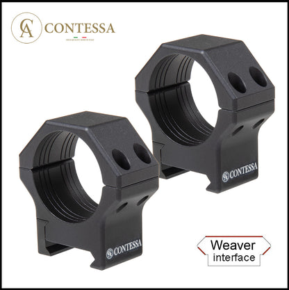 Contessa Lightweight Alu Weaver Rings - 30mm