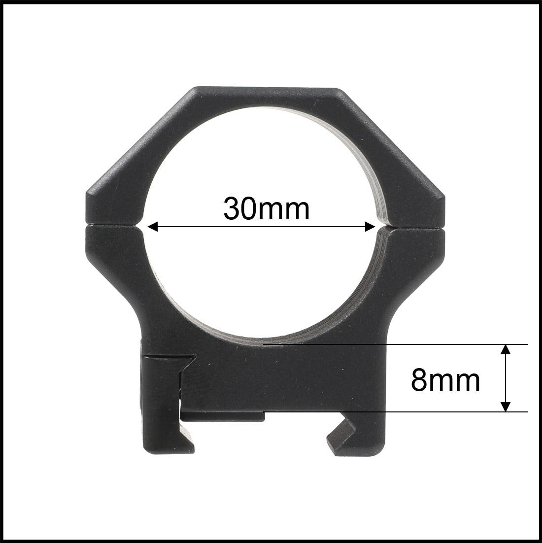 Contessa Lightweight Alu Weaver Rings - 30mm