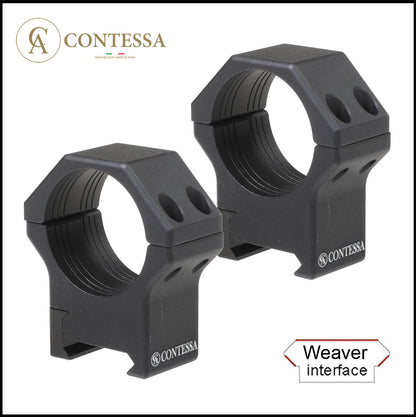 Contessa Lightweight Alu Weaver Rings - 30mm