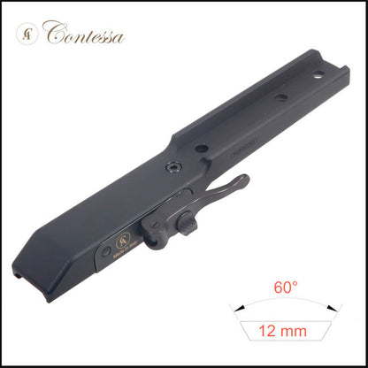 Contessa Eurorail Mount for Pulsar Night Vision, Quick Release