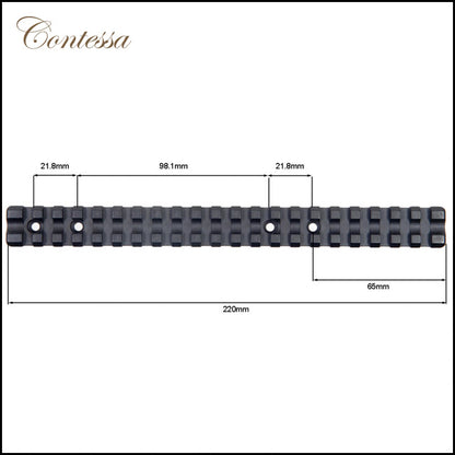 Contessa Extended Picatinny Rail for Browning A-Bolt 3 Long