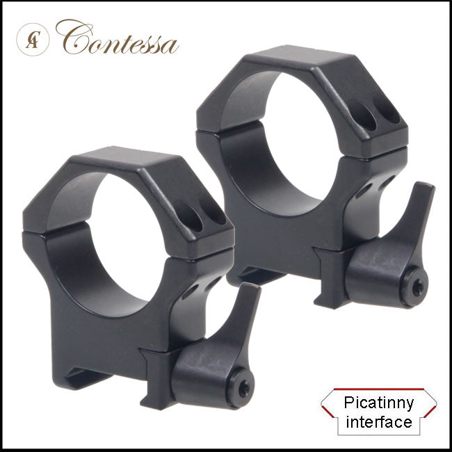 Contessa Picatinny Rings, 30mm, Quick Release