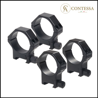 Contessa Picatinny Rings, 34mm, Nut Fixing