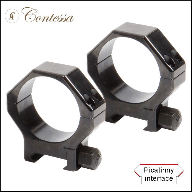 Contessa Picatinny Rings, 36mm, Nut Fixing