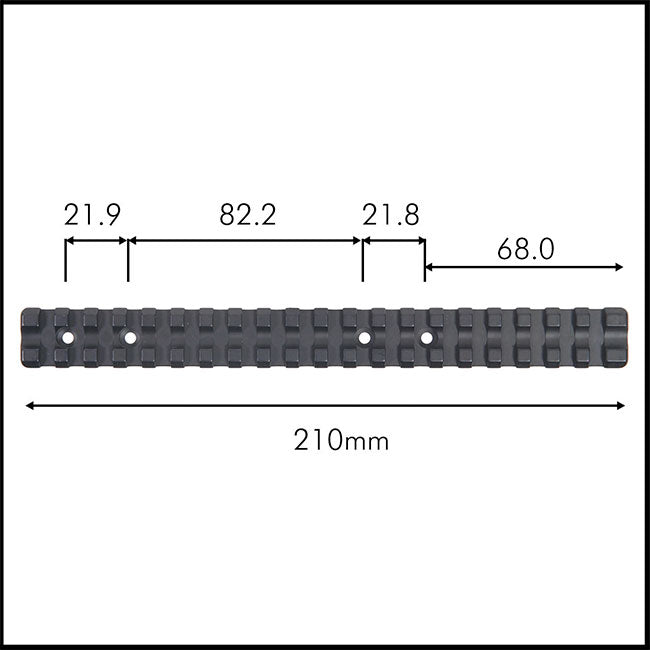 Contessa Extended Picatinny Rail for Tikka T3/T3X