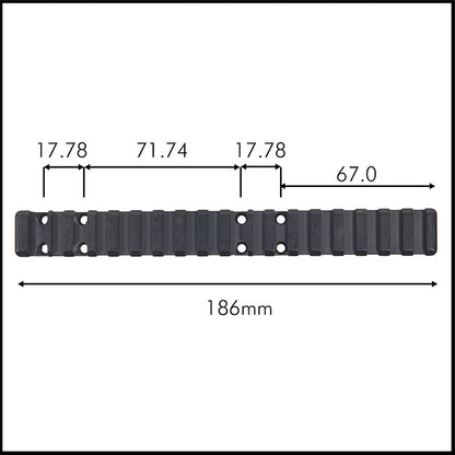 Contessa Extended Picatinny Rail for Browning X-Bolt Super Short