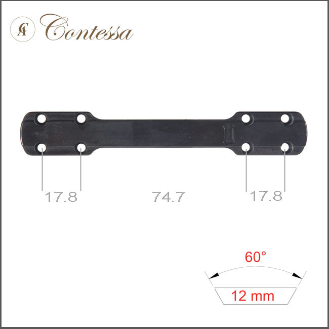 Contessa Browning X-Bolt S Euro Rail Base for Quick Release Mount