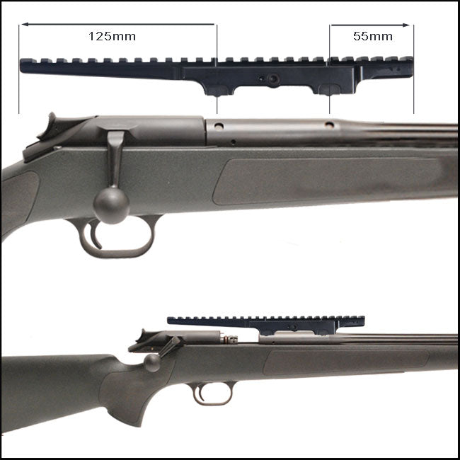 Contessa QD Extra Extended Rear Picatinny Rail for Blaser