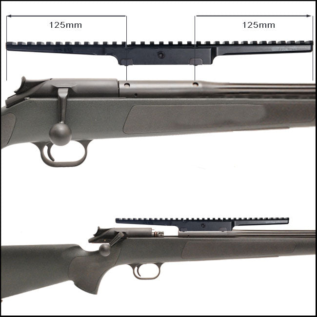 Contessa QD Extra Extended Forward/Rear Picatinny Rail for Blaser