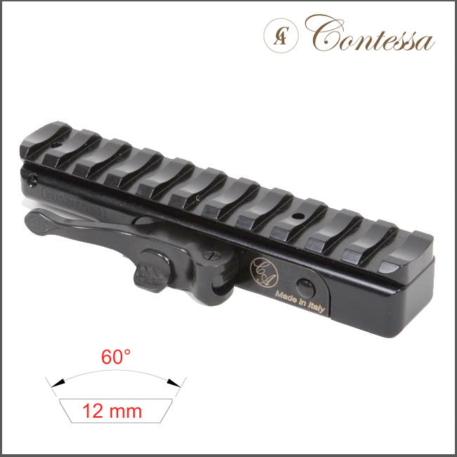 Contessa Eurorail Picatinny Rail Mount, Quick Release