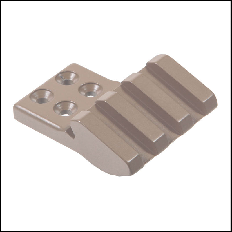 Contessa Tactical Picatinny Ring Mount, Brown (with Rail) - 30mm