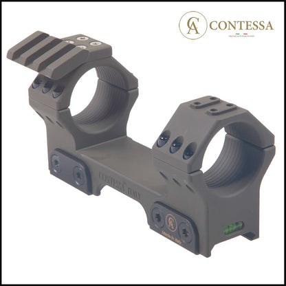 Contessa Tactical Picatinny Ring Mount, Sand (with Rail) - 30mm