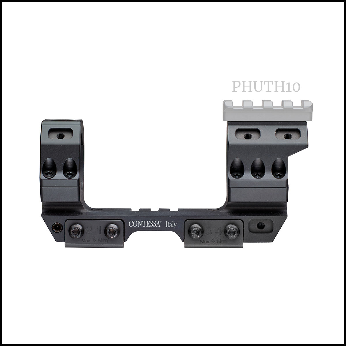 Contessa Fixed Ultra Tactical Picatinny Ring Mount