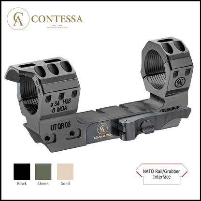 Contessa Quick Release Ultra Tactical Picatinny Ring Mount