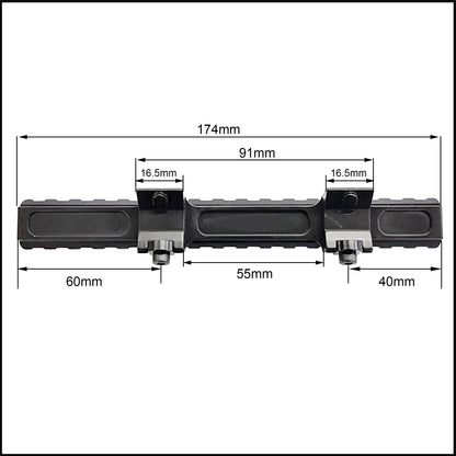 Contessa Extended Picatinny Rail for Blaser R93/R8