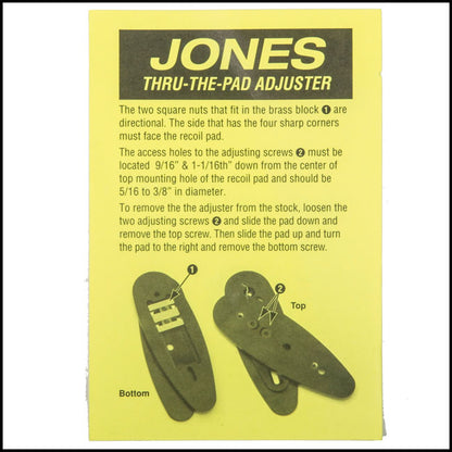 Jones Thru-the-Pad Adjuster