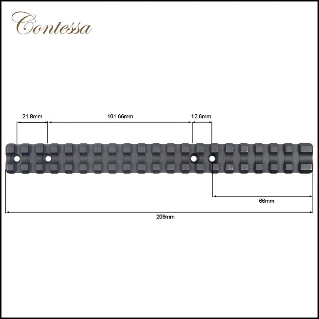 Contessa Extended Picatinny Rail for Mauser M12