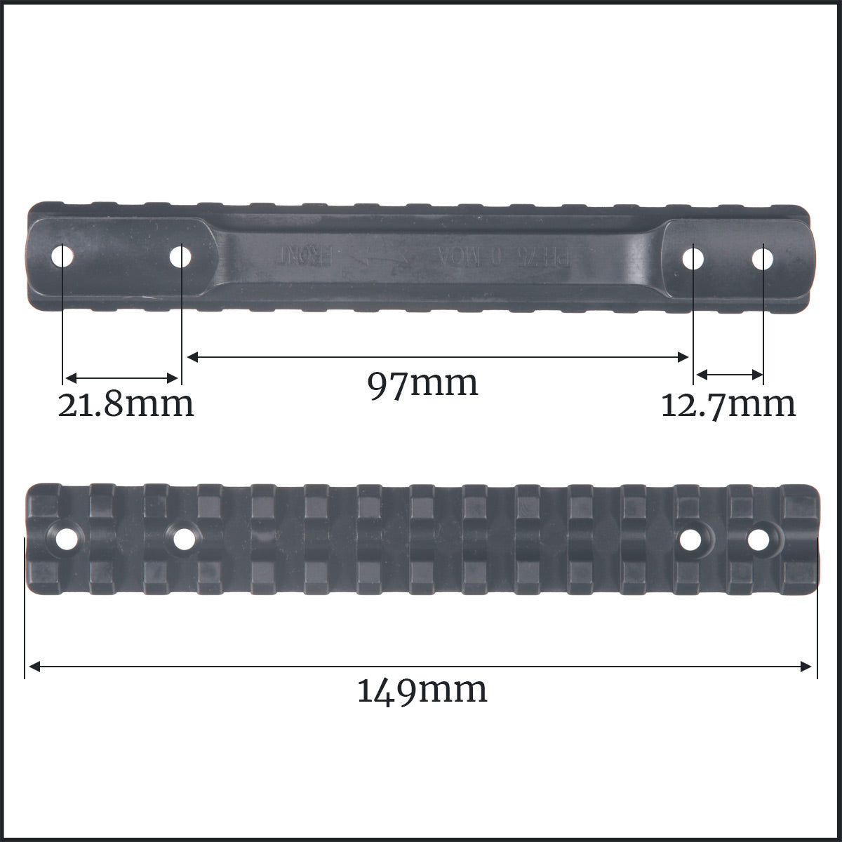 Contessa Picatinny Rail for Mauser Zastava M70