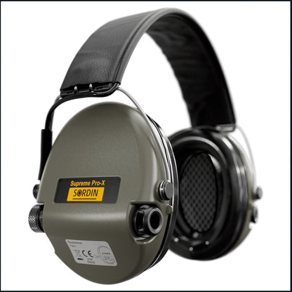 MSA Sordin Pro-X Earmuffs, Leather Head Band