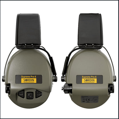 MSA Sordin Pro-X Earmuffs, Leather Head Band