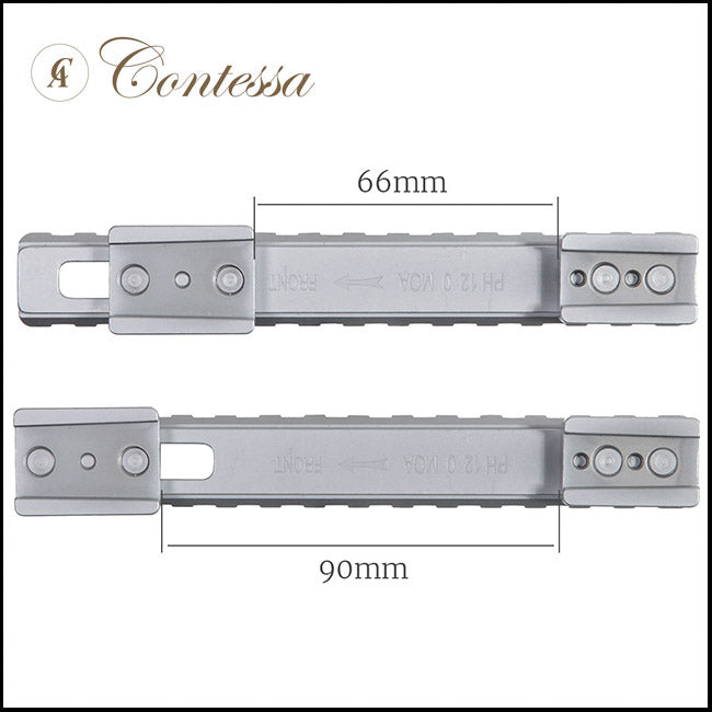 Contessa Picatinny Rail for Sako 75/85 Short (Adj) - Chromed