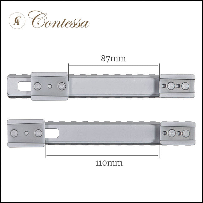 Contessa Picatinny Rail for Sako 75/85 Long (Adj) - Chromed