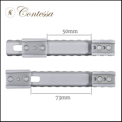 Contessa Picatinny Rail for Sako 75/85 X-Short (Adj) - Chromed