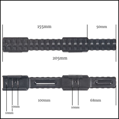 Used Contessa Extended Picatinny Rail for Merkel Helix