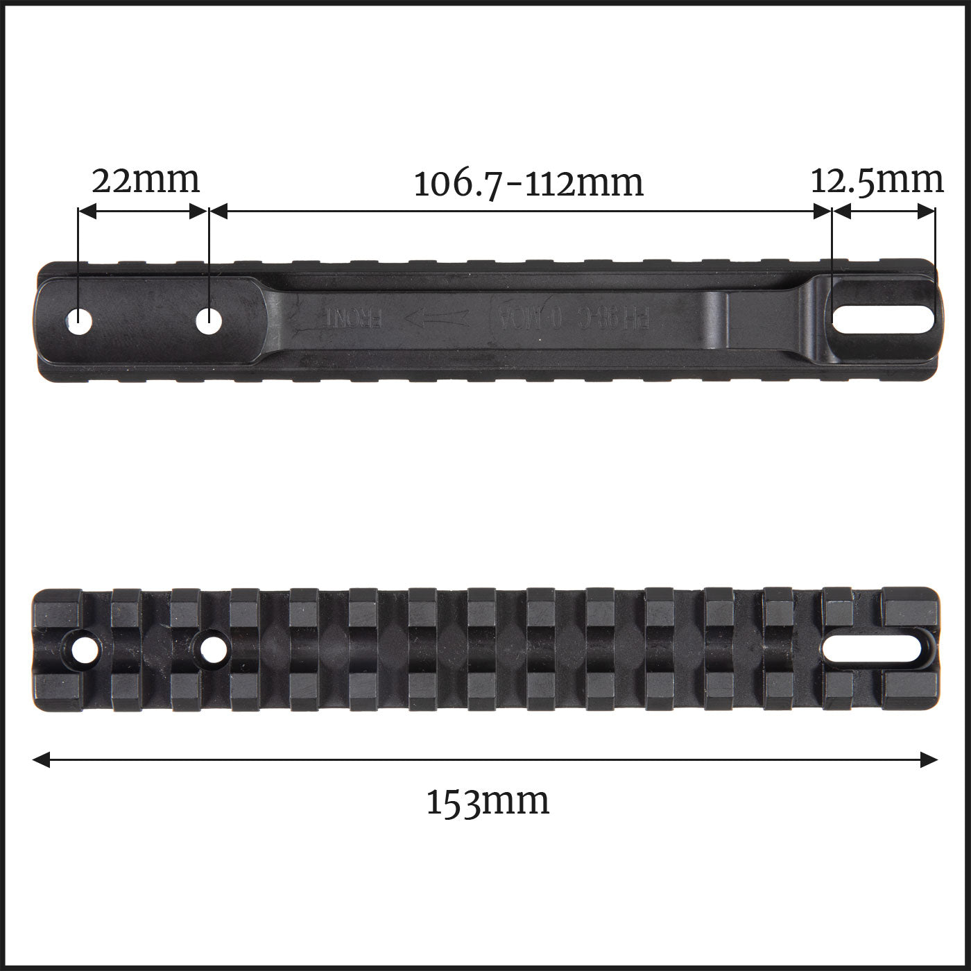 Contessa Picatinny Rail for Mauser 98